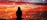Practitioner silhouette composite blended with radiant landscape tones