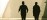 Practitioner silhouette framed within an exterior archway