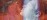 Abstract portrait of a woman in profile, warm and cool tones layered